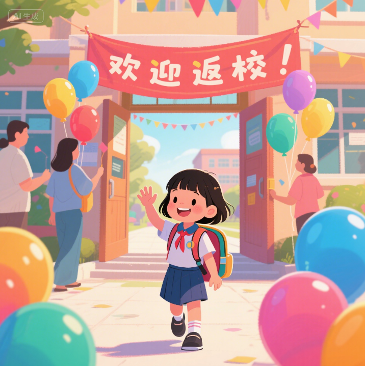 逐夢(mèng)新程，未來(lái)可期！開(kāi)學(xué)季，好好學(xué)習(xí)，天天向上！